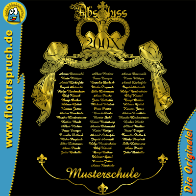 abschluss shirts mit lustigen abschluss spr&uuml;chen - Abschluss Royal mit L&ouml;wen (R&uuml;ckseite)