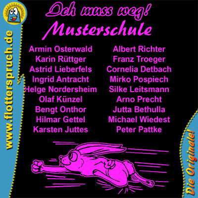 Abschlussmotiv Tschüss – Abschlussmotive für alle Abschlussklassen!