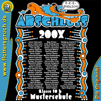Abschlussmotiv Vorbei – Witzige Abschluss-t-shirts für die Abschlussparty!