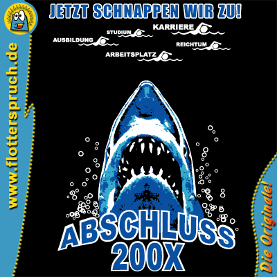 Abschlussmotiv Zuschnappen – Ein Hai schnappt zu!