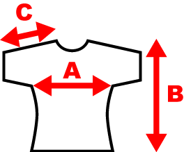 Maße Girlie-Shirt